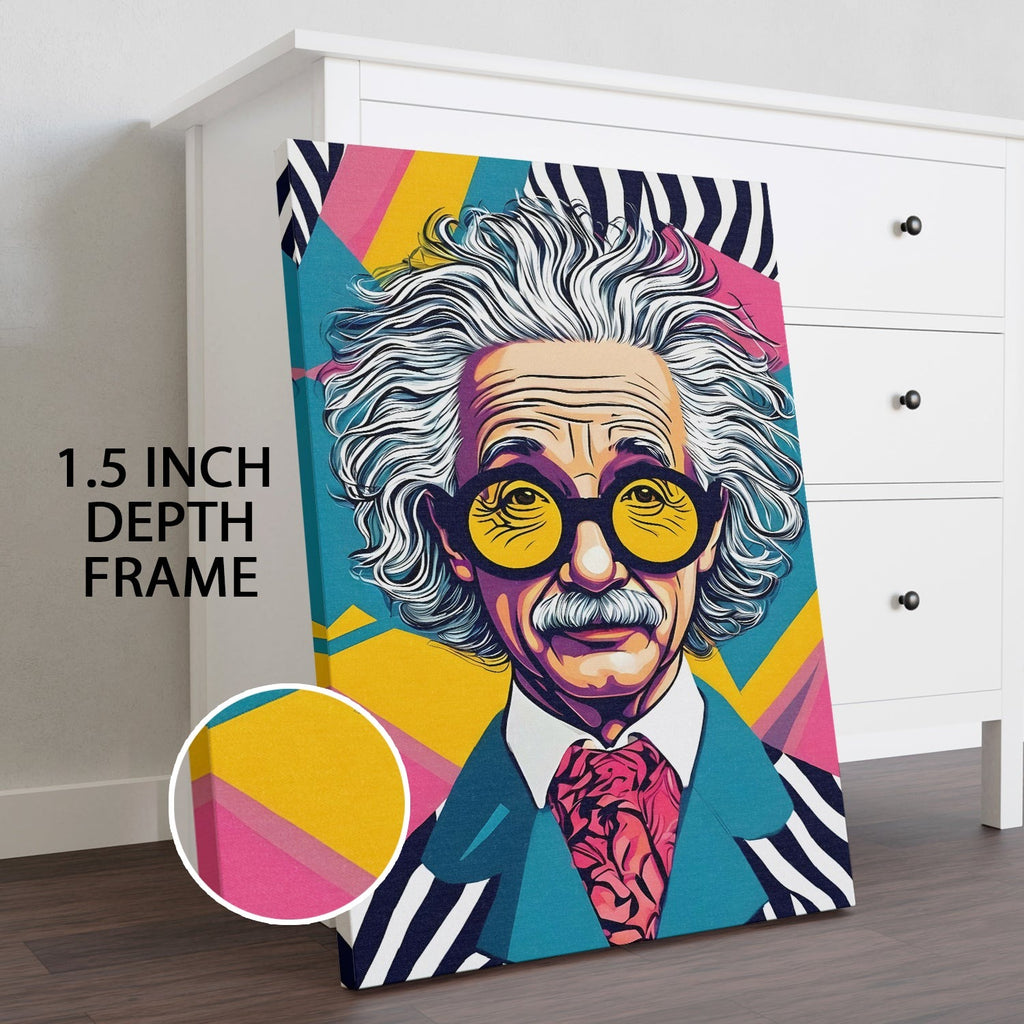 Graffiti Einstein Unplugged Wall Art Painting Ready to Hang