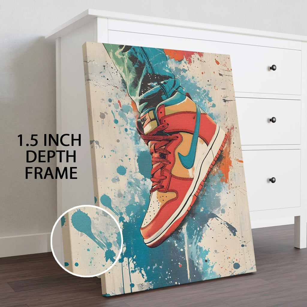 Graffiti Sole Wall Art Painting Ready to Hang