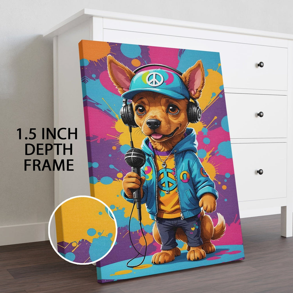 Rap Star Rover Wall Art Painting Ready to Hang