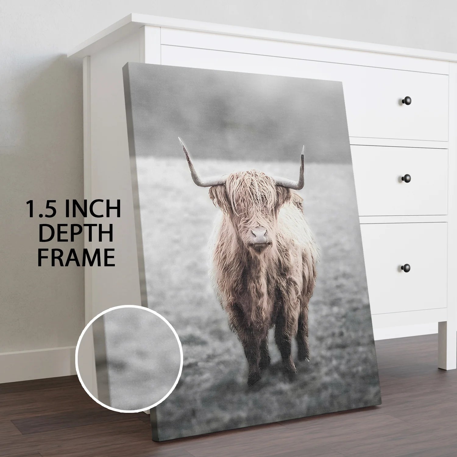 Yak Canvas Wall Art For Home Decoration