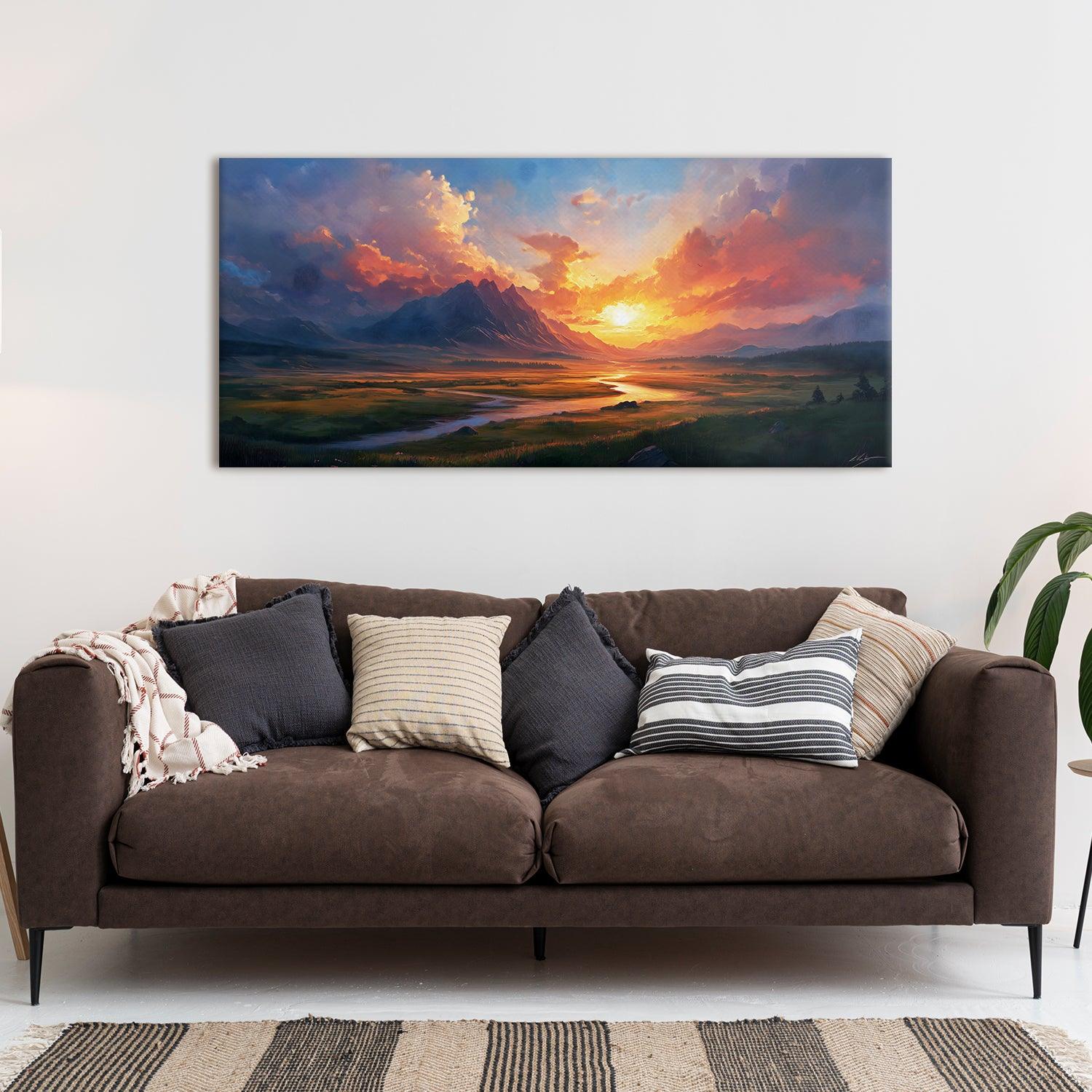 Sunrise Canvas Wall Painting