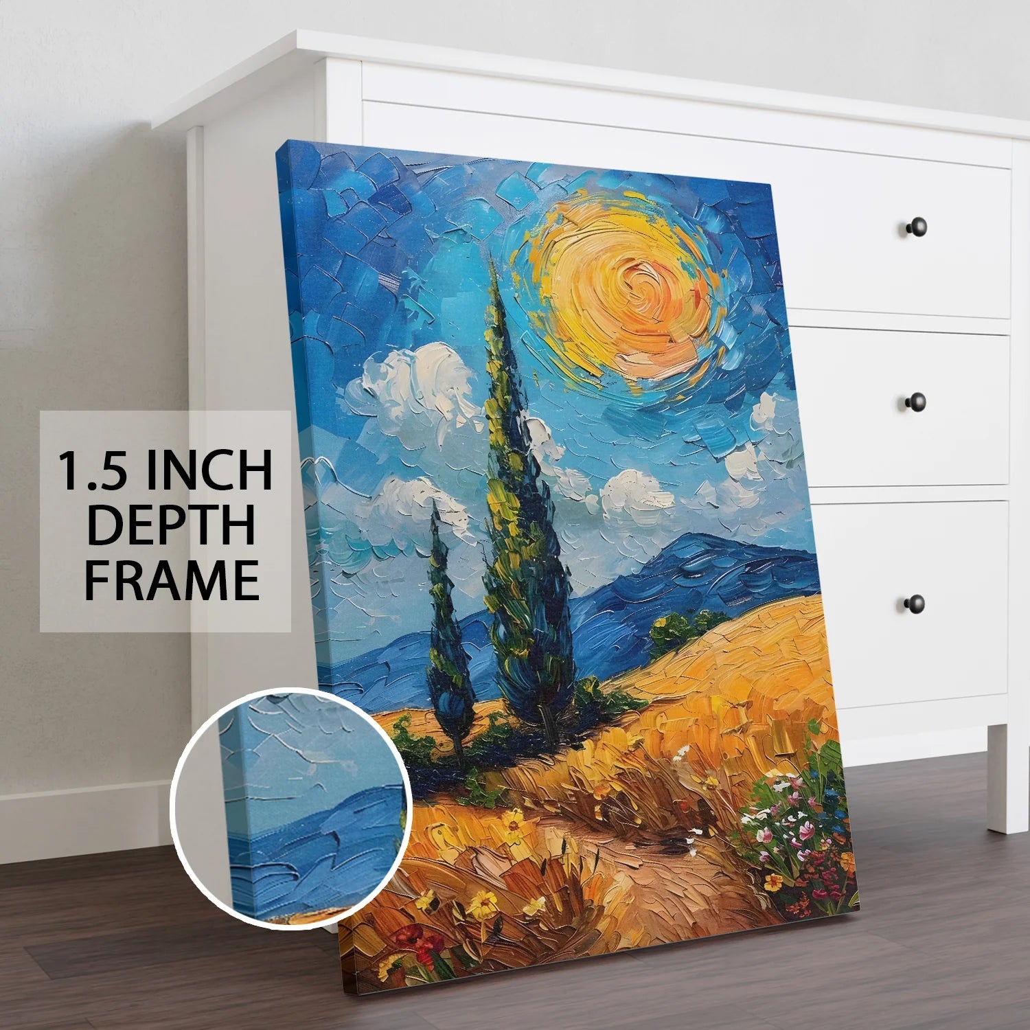 Fields Of Light Wall Art Painting
