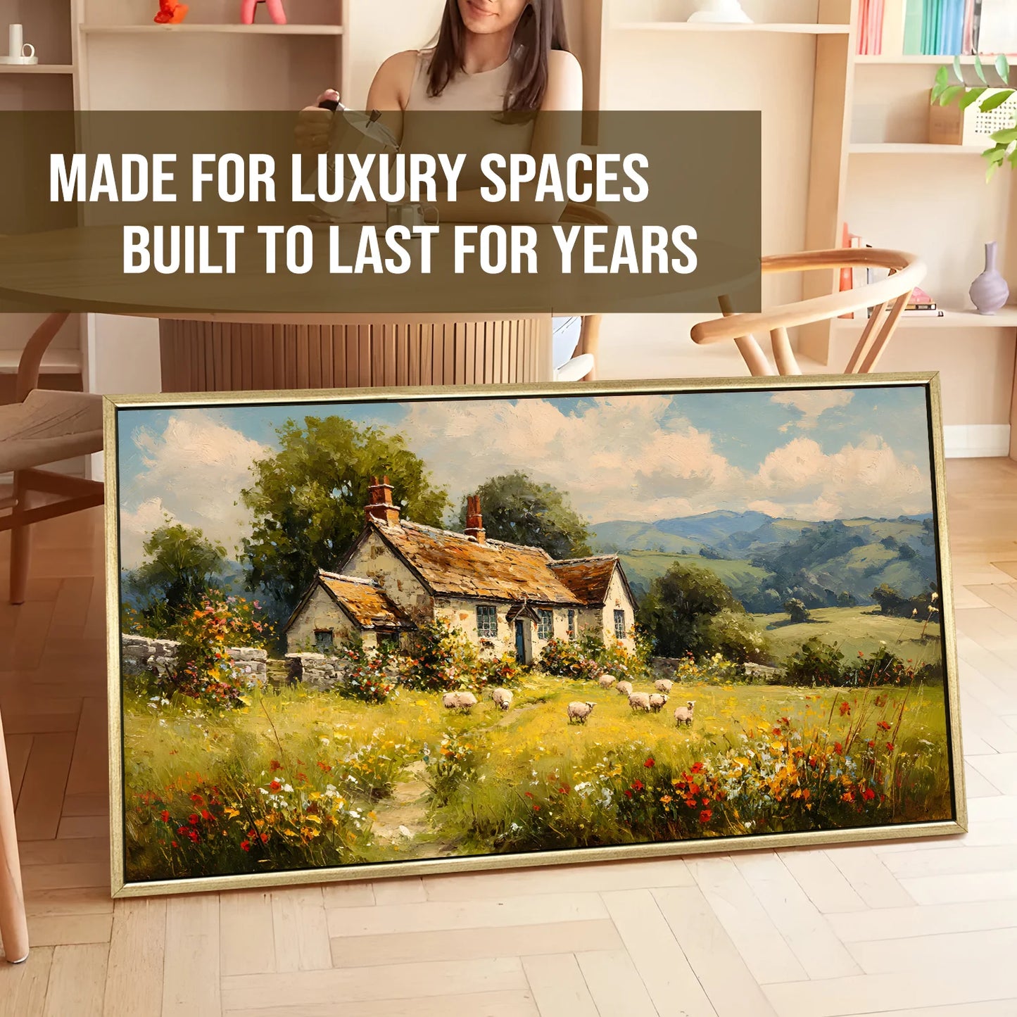 Vintage Countryside Wall Canvas Wall Art For Hotel 