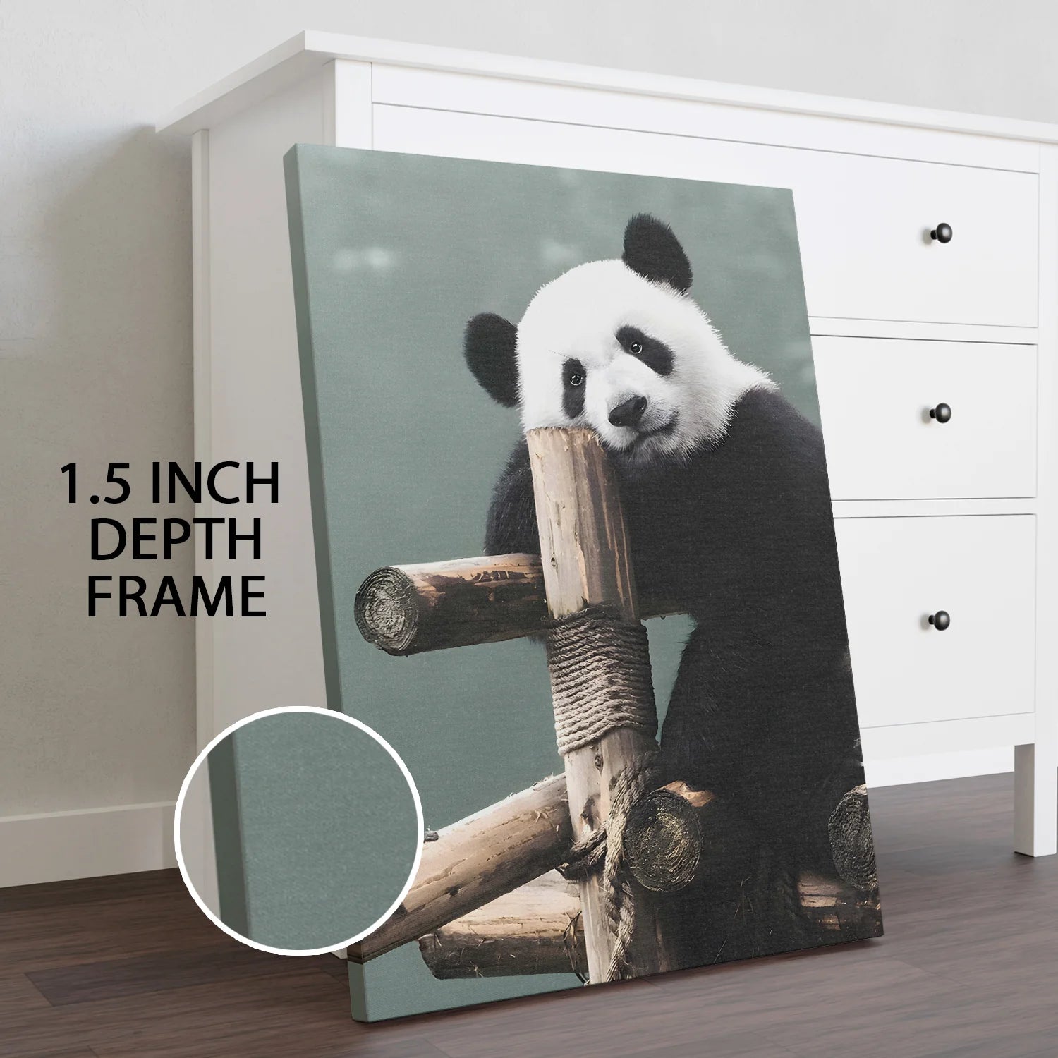 Panda Wildlife Canvas Wall Painting For Home Decor