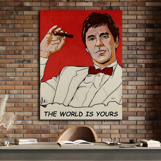 Tony's World canvas wall art painting