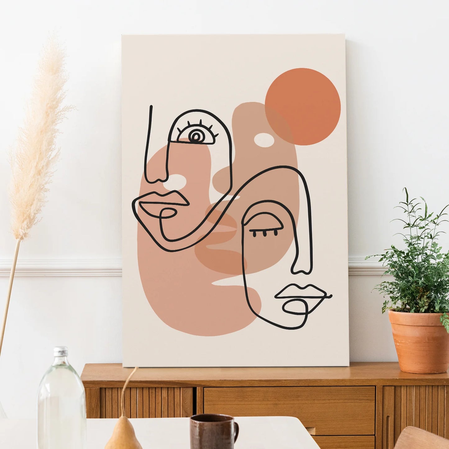 Boho And Chic Canvas Wall Art Painting