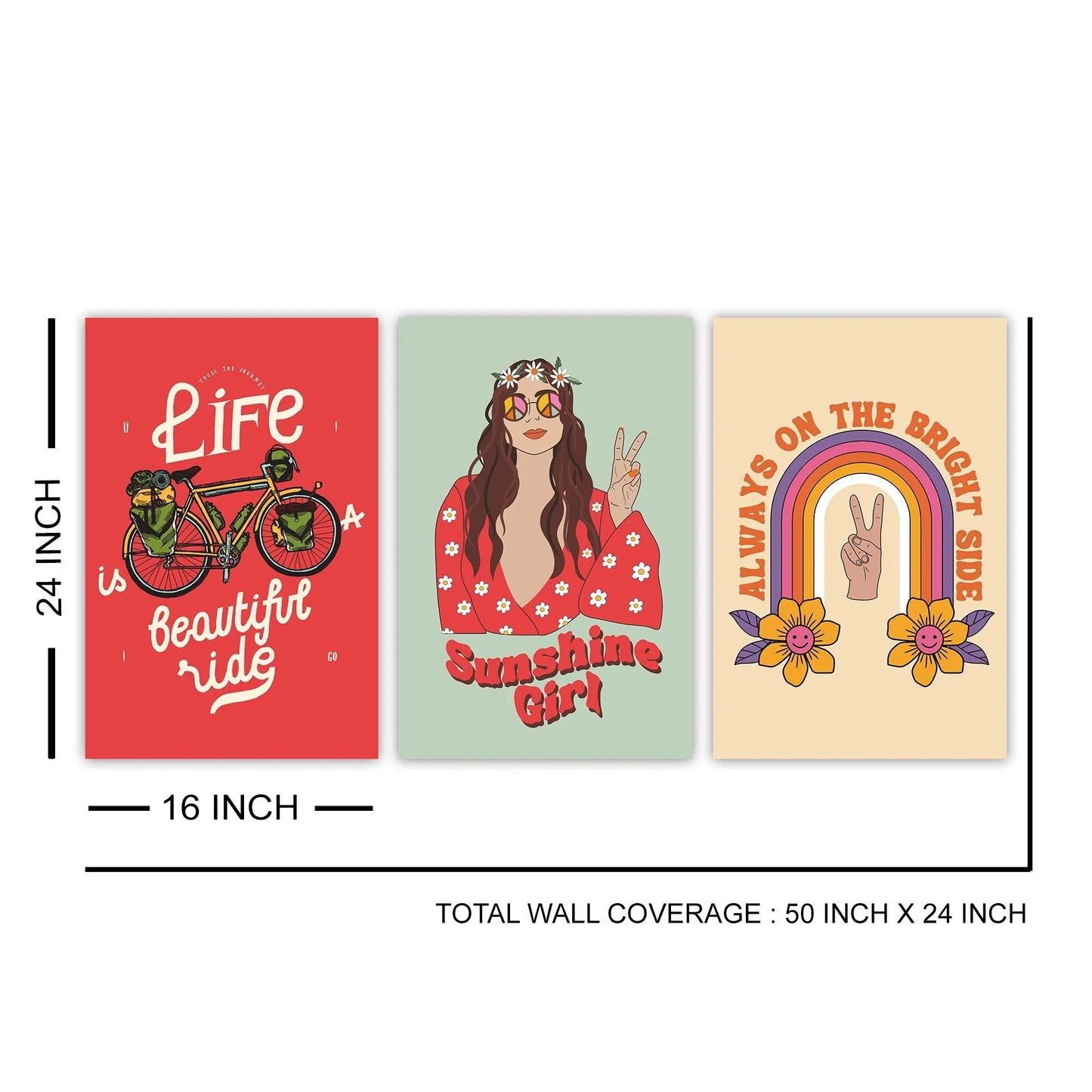 Boho And Chic Canvas Wall Art Painting