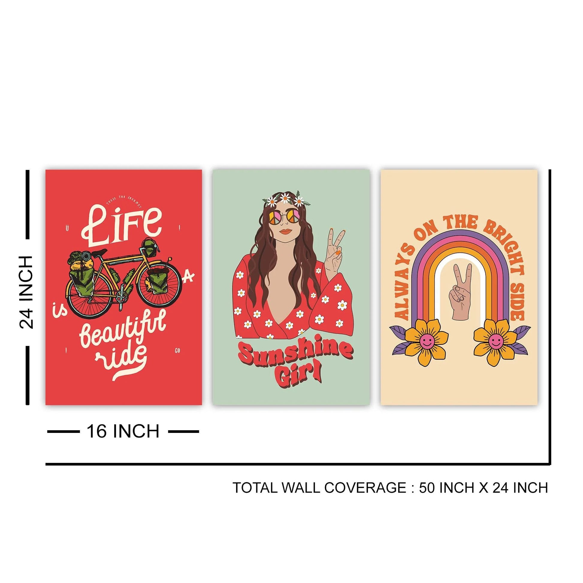 Boho And Chic Canvas Wall Art Painting