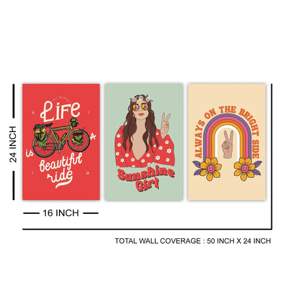 Boho And Chic Canvas Wall Art Painting