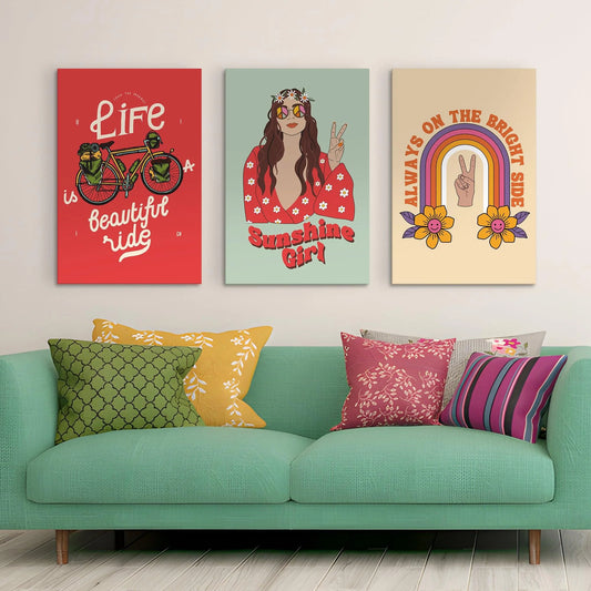 Boho And Chic Canvas Wall Art Painting