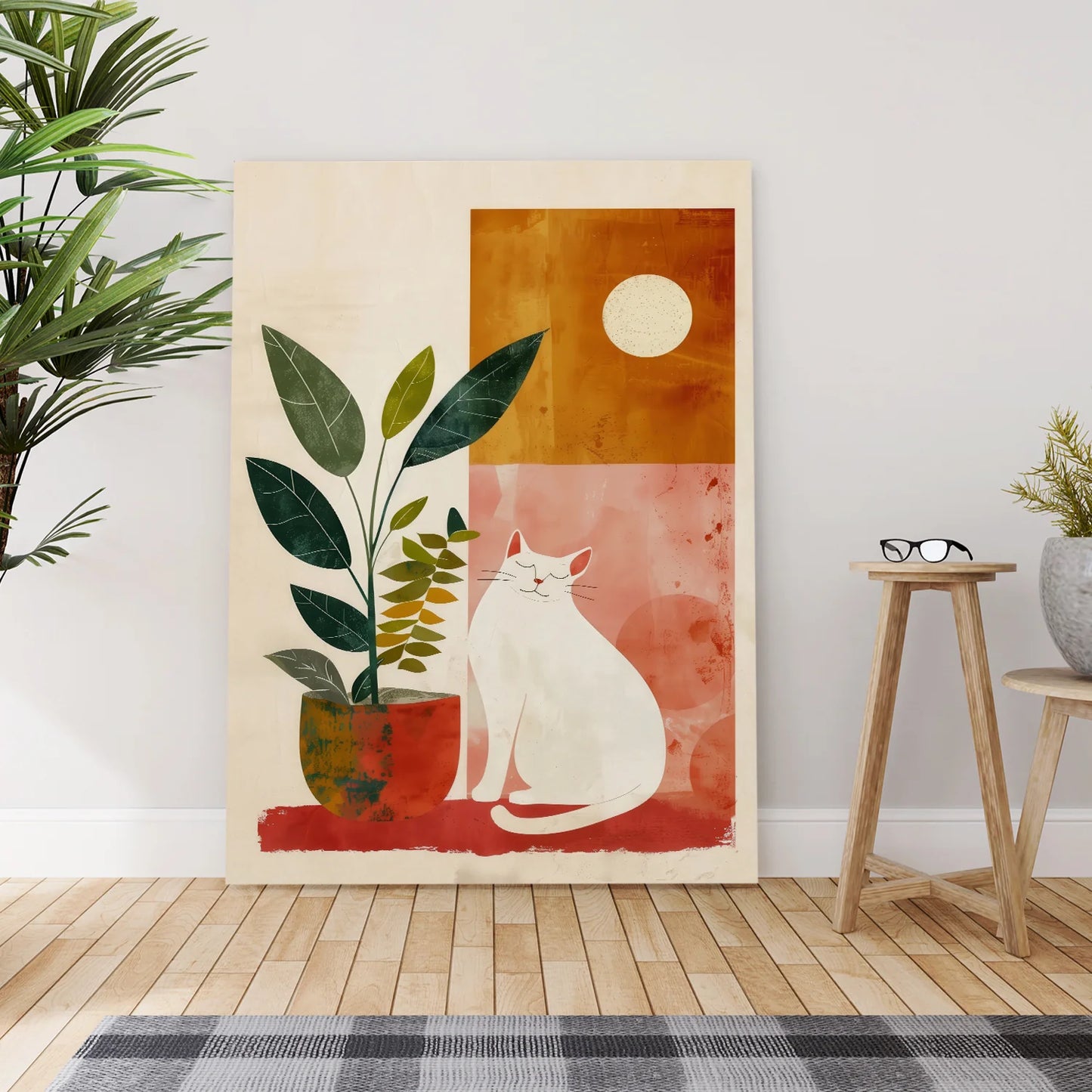 Boho And Chic Canvas Wall Art Painting For Drawing Room Decoration