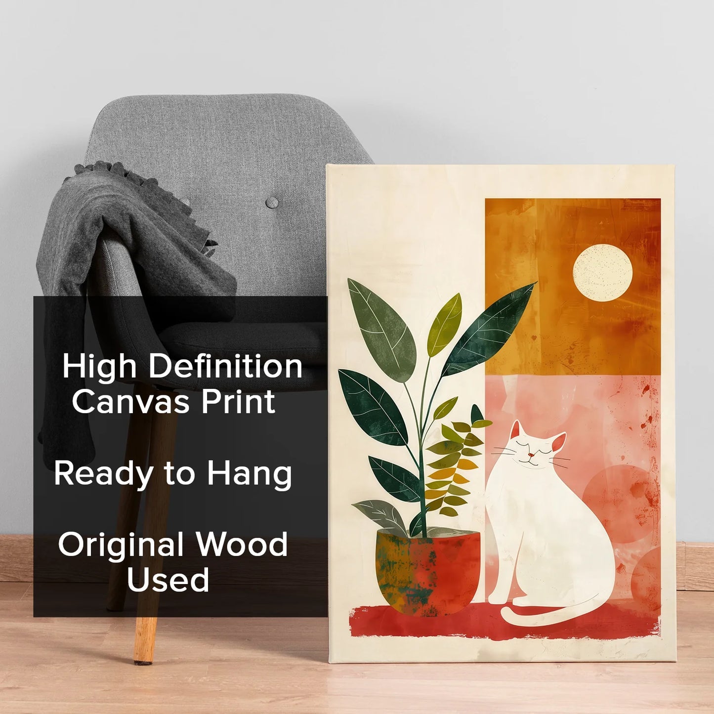 Boho And Chic Canvas Wall Art Painting For Drawing Room Decoration