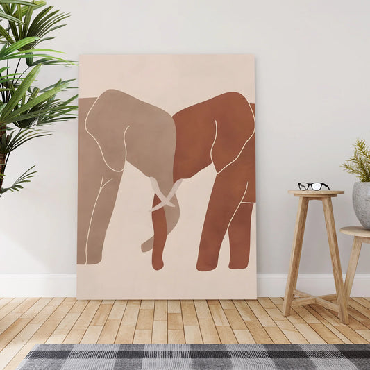 Boho And Chic Canvas Wall Art Painting For Living Room And Home