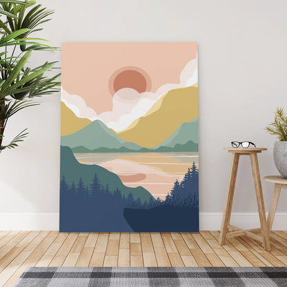 Boho Canvas Wall Art Painting