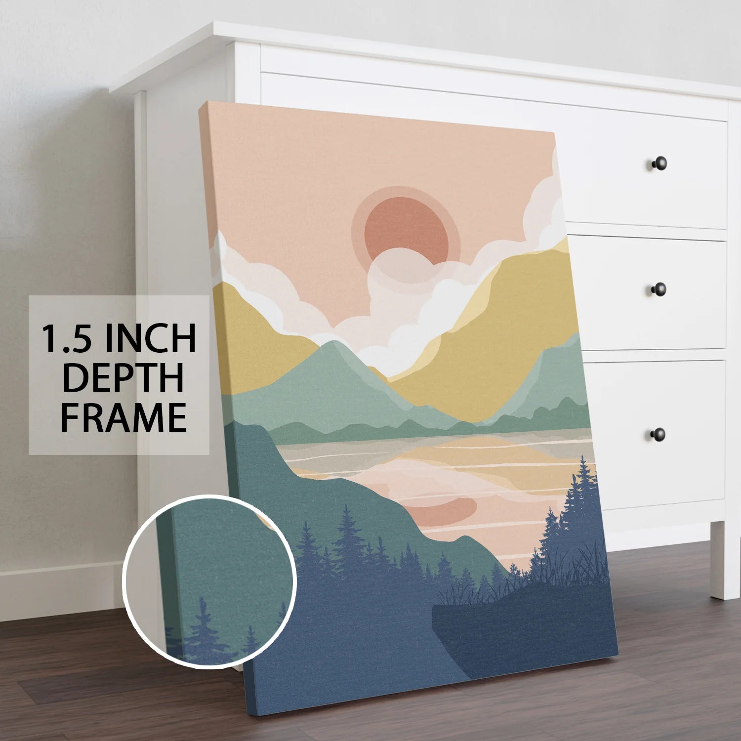 Boho Canvas Wall Art Painting