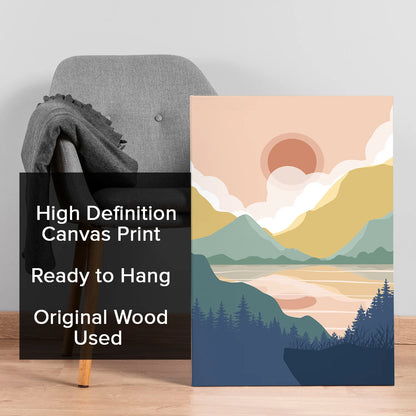 Boho Canvas Wall Art Painting