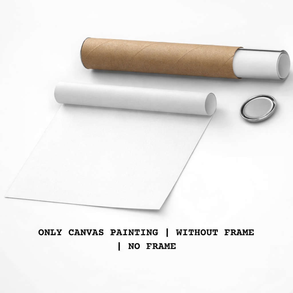 Modern Lord Buddha Canvas Painting for Calm Home Wall Décor