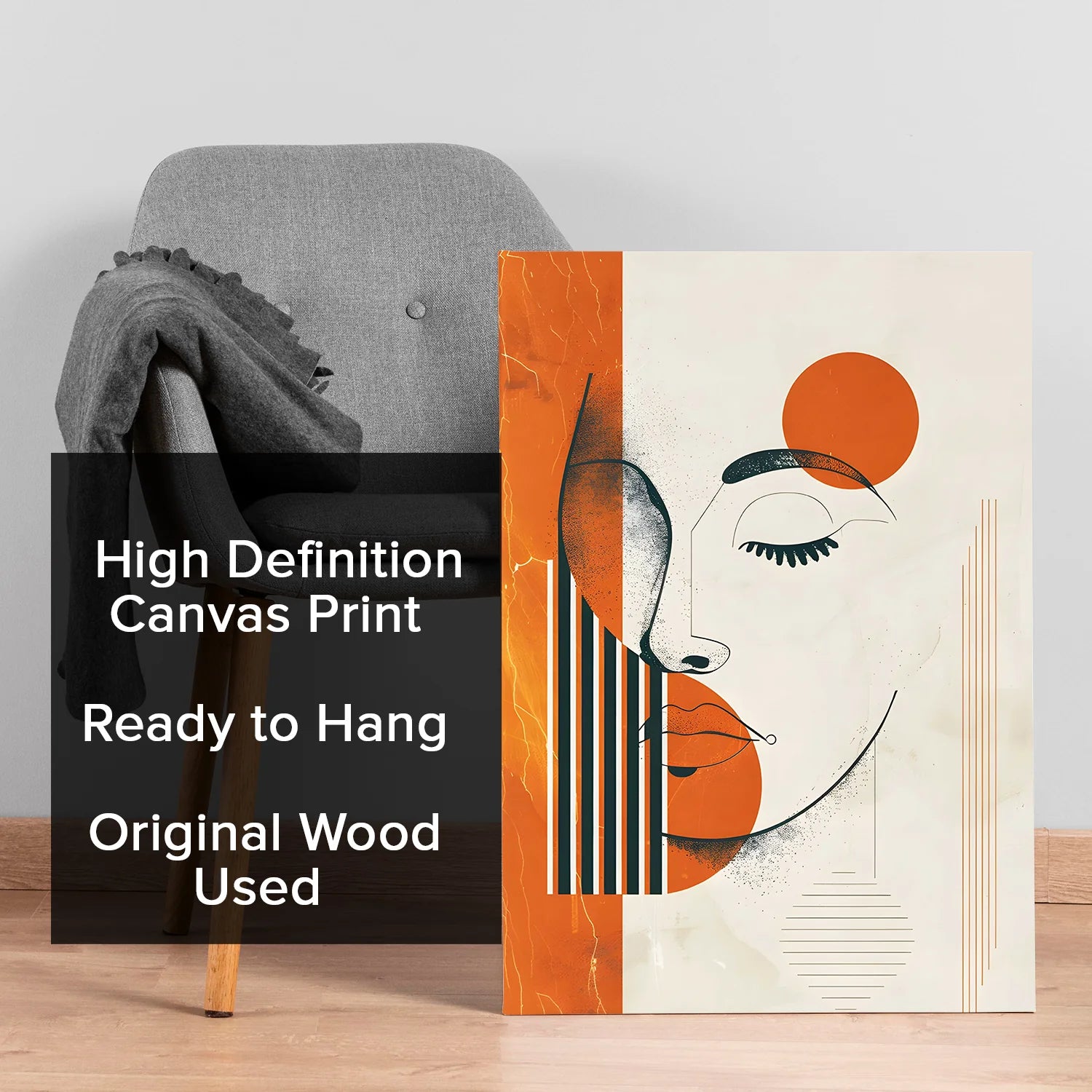 Minimal Boho Canvas Wall Art Painting 