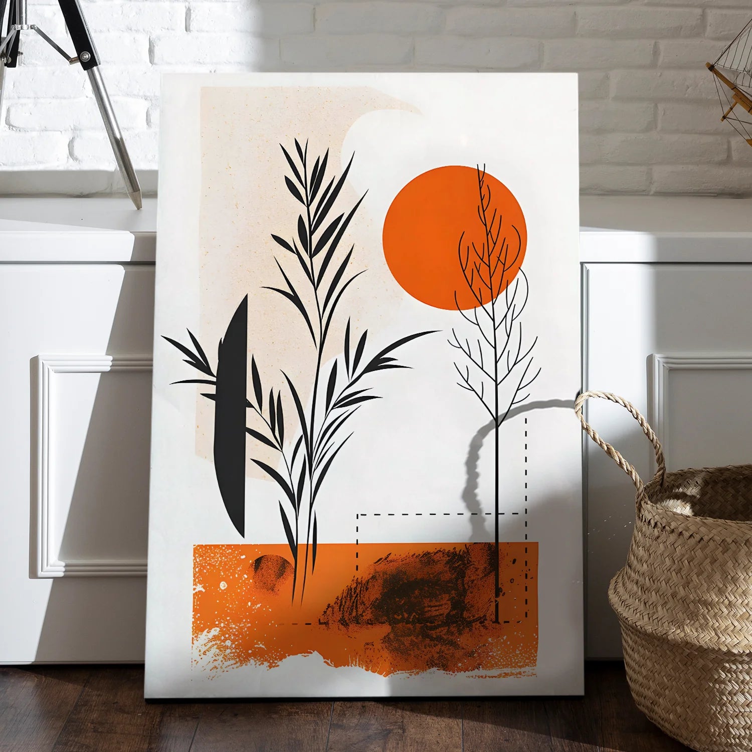 Minimal Canvas Boho Wall Art Painting