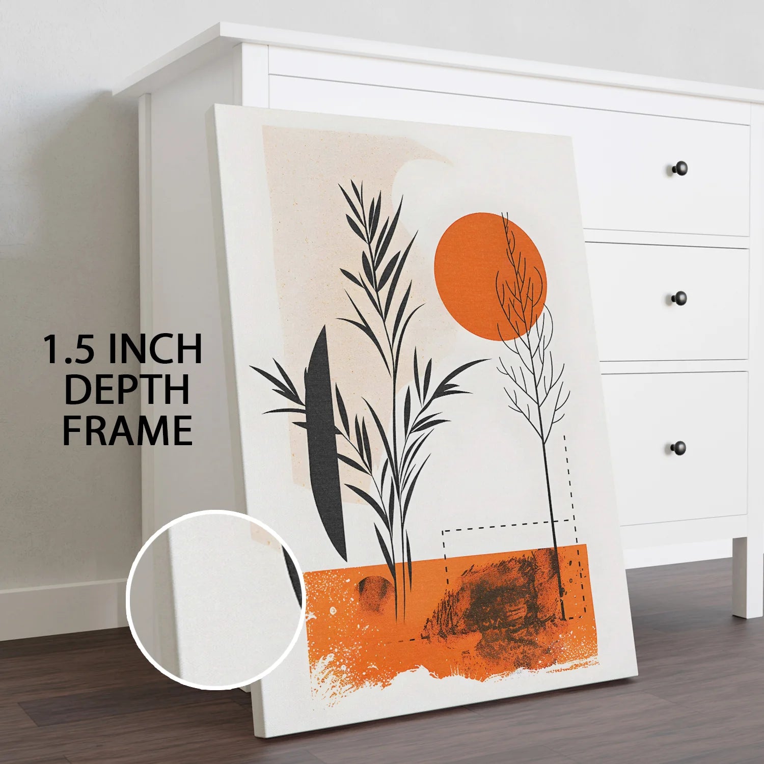 Minimal Canvas Boho Wall Art Painting