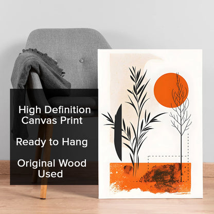 Minimal Canvas Boho Wall Art Painting