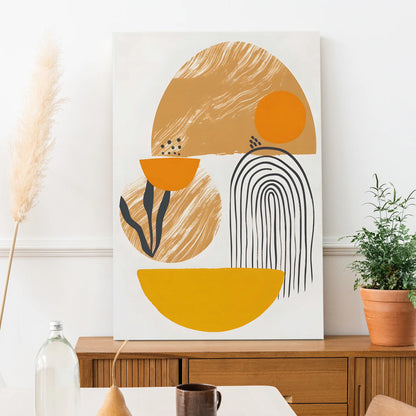 Minimal Canvas Boho Wall Art Painting