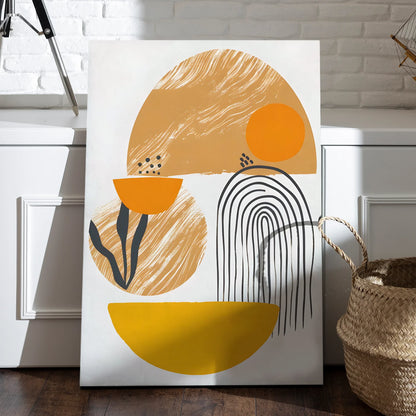 Minimal Canvas Boho Wall Art Painting