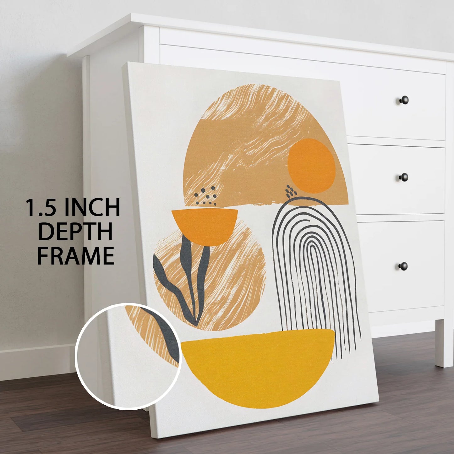 Minimal Canvas Boho Wall Art Painting