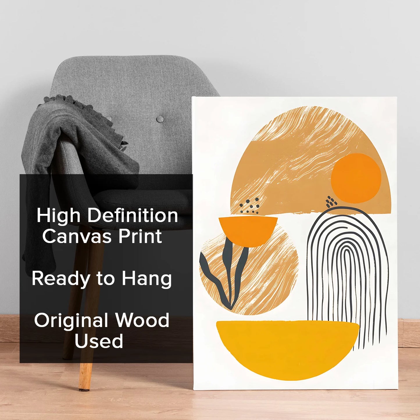 Minimal Canvas Boho Wall Art Painting