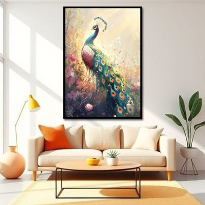 Peacock Vastu Canvas Wall Art For Home,Office And Hotel Decoration