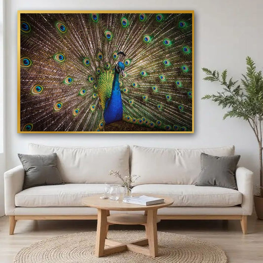 Peacock vastu canvas Wall painting For Home And Office Decor 