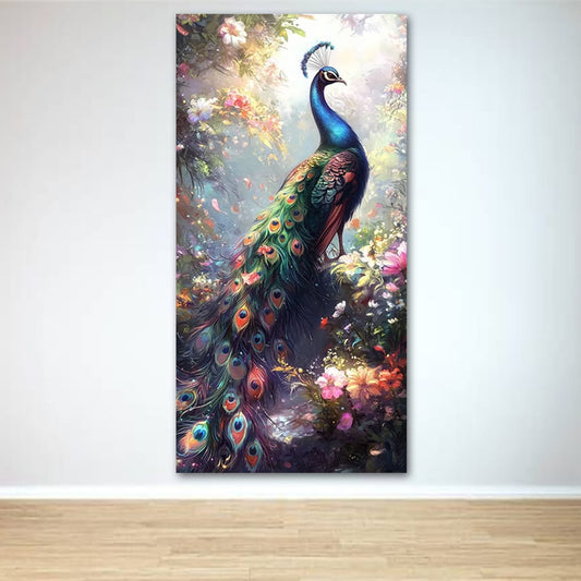 Peacock vastu canvas painting For Bedroom And Home Decor