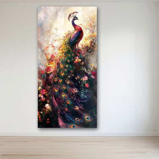 Peacock vastu canvas painting For Office And Home Decoration