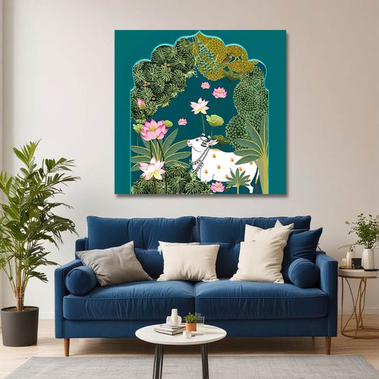 Pichwai Canvas Wall Painting
