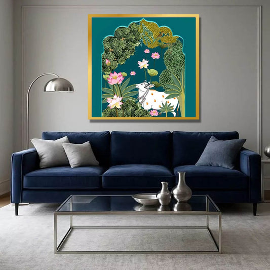 Pichwai Canvas Wall Painting