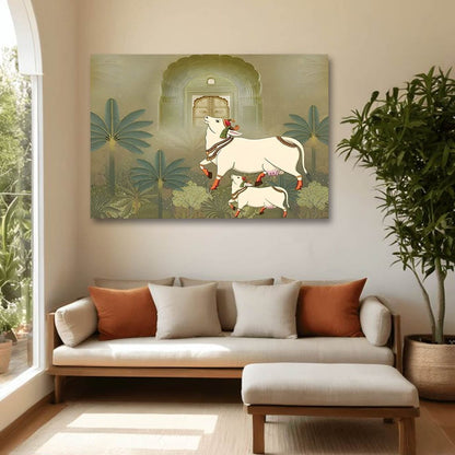 Kamdhenu Cow with Calf 