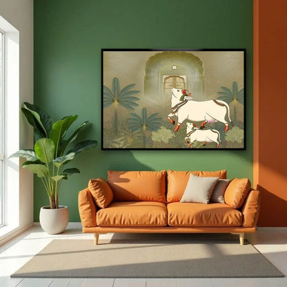 Kamdhenu Cow with Calf 