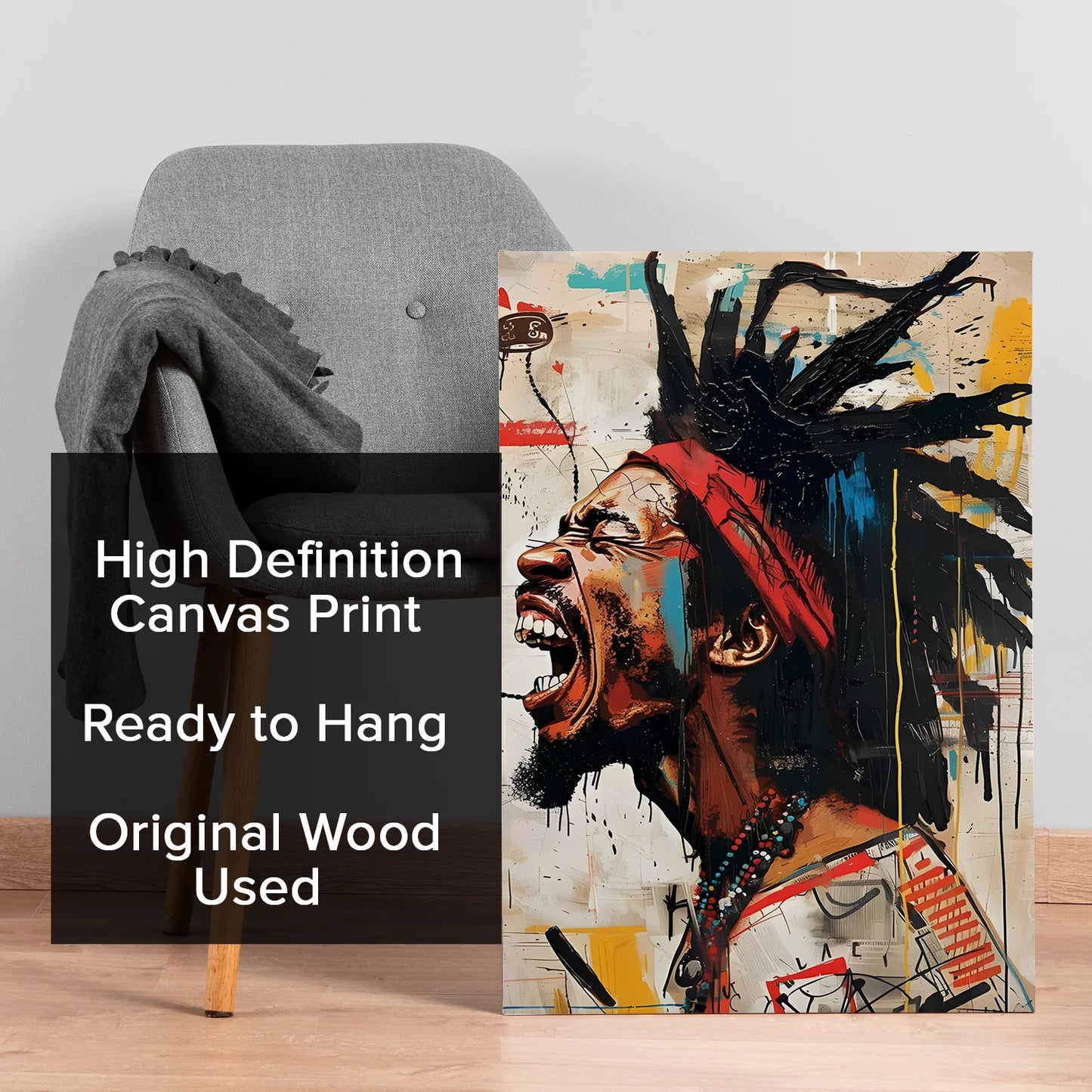 Reggae Vibes Canvas Wall Art Painting for Home and Studio Décor
