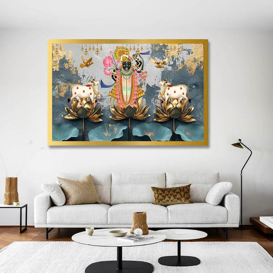 Shrinathji Pichwai Canvas Wall Art