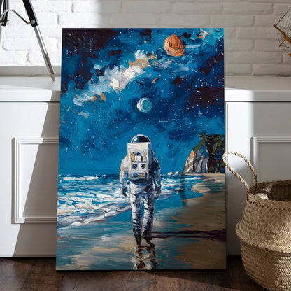 Space Canvas Wall Painting for Modern Home Decor
