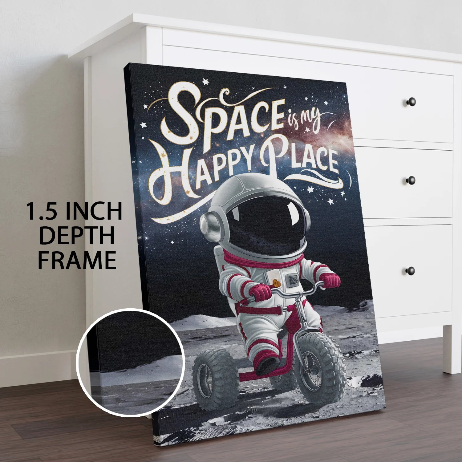 Space Canvas Wall Painting for Modern Home and Office Décoration