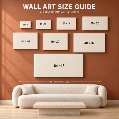 Grove Textured Abstract Forest Canvas Wall Art Decor