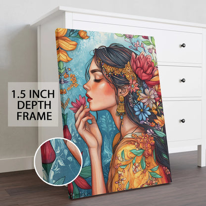 The Blooming Soul Canvas Wall Art Painting
