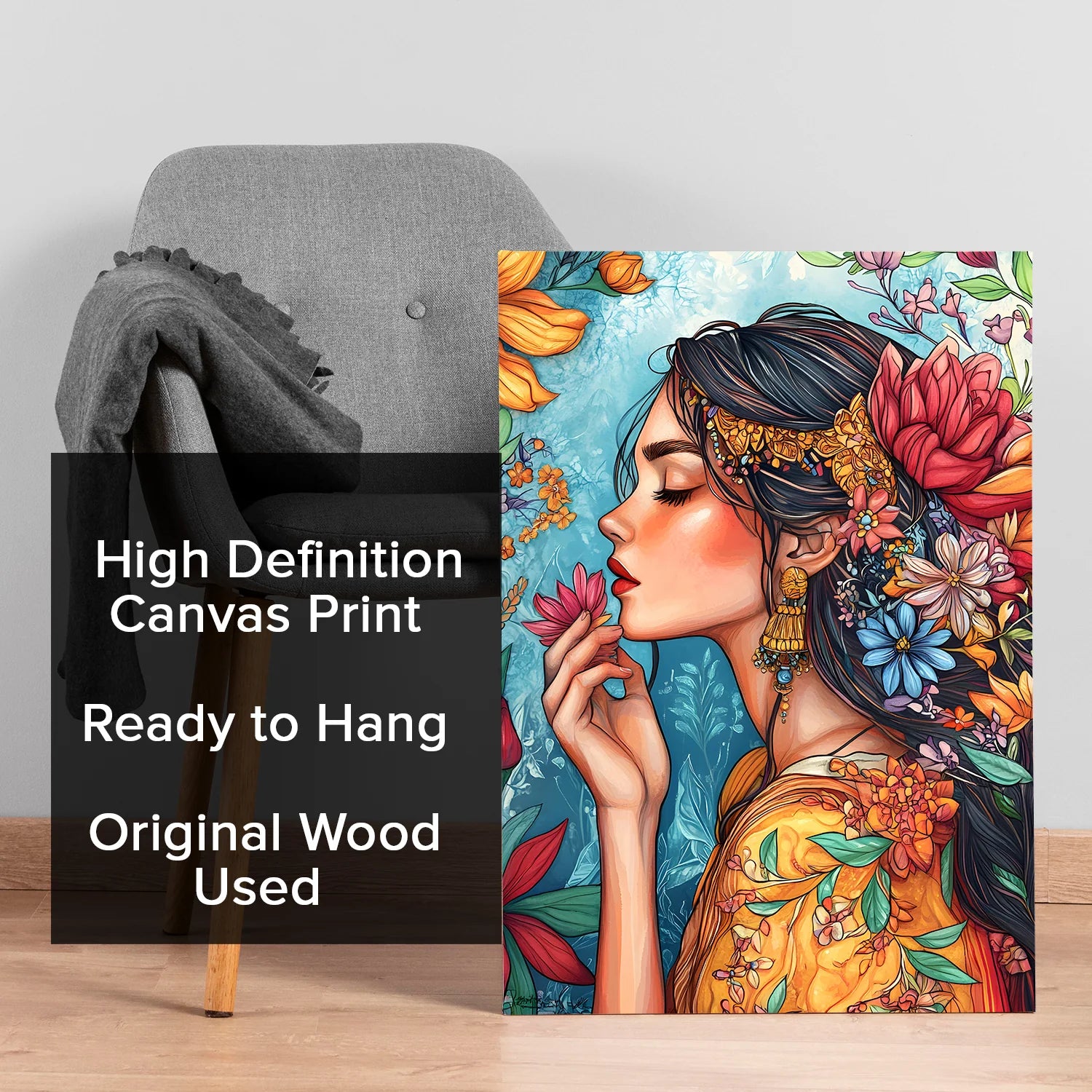 The Blooming Soul Canvas Wall Art Painting