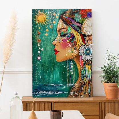 The Blooming Soul Canvas Wall Art Painting