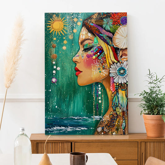 The Blooming Soul Canvas Wall Art Painting
