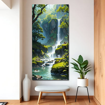 Large Waterfall  Canvas Wall Art for Living Room or Office
