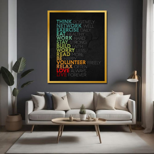 Inspirational Canvas Wall Art