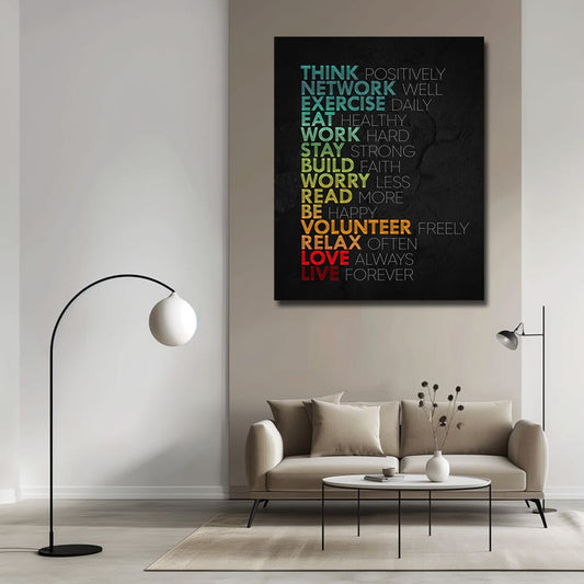 Inspirational Canvas Wall Art