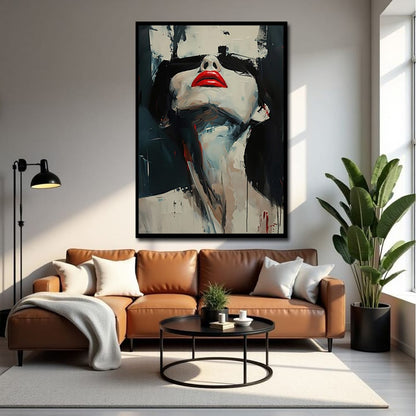  Female Abstract Canvas Art 